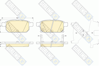 Колодки тормозные SUZUKI SWIFT 10- задние 6135299