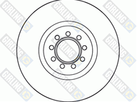 Диск тормозной IVECO DAILY III 06- передний вент.D 290мм.