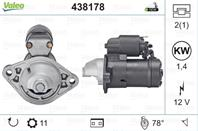 Vl438178_стартер! 1.4kw opel astra/vectra 1.7d/td