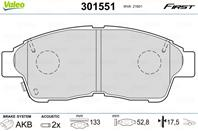 Колодки передние Toyota cam/care/cor/rav4