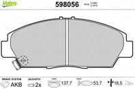 Комплект тормозных колодок, дисковый тормоз