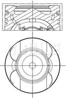 Поршень 83 MERCEDES C (A205), C (C204), C (C205), C T-MODEL (S204), C T-MODEL (S205), C (W204), C (W