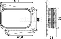 Радиатор масляный MB W204 2.0 07-