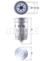 [kc80] knecht (mahle filter) фильтр топливный