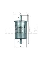 [kl146] knecht (mahle filter) фильтр топливный