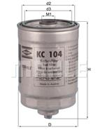 [kc104] knecht (mahle filter) фильтр топливный