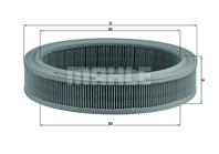 [LX202] Knecht (Mahle Filter) Фильтр воздушный