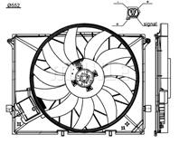 Вентилятор радиатора охлаждающей жидкости и конден