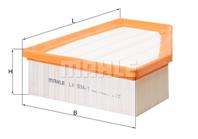 KNECHT LX934/1 (06563654)Фильтр воздPHAETON6 0W12/5 0V10TDI