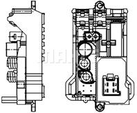 Регулятор мотора печки mercedes w203,211,220