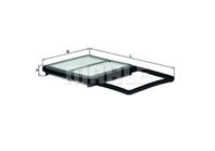 [lx2678] knecht (mahle filter) фильтр воздушный