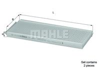 [LA391S] Knecht (Mahle Filter) Фильтр салона