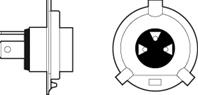 032511 valeo h4 (+50% light) 12v 60/55w