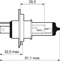 032511 valeo h4 (+50% light) 12v 60/55w