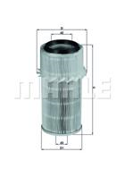 [lx682] knecht (mahle filter) фильтр воздушный