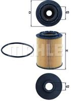 [OX160D] Knecht (Mahle Filter) Фильтр масляный