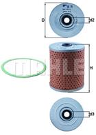 Oil filter element