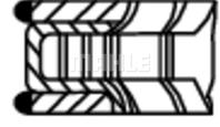 Кольца dm.84.00 STD [1.5-1.5-2] 1 ПОР. [наборное кольцо]