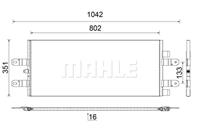 Радиатор кондиционера scania