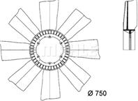 Крыльчатка гидромуфты