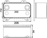 Радиатор масляный DAF 95XF
