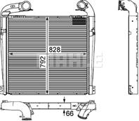 Интеркулер Scania P/R/T-series 340/380/420/480