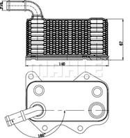 Кулер масл.MERCEDES W140