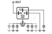 Реле указателей поворота и аварийной сигнализации