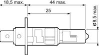 032503 valeo h1 (+50% light) 12v 55w