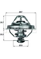 TX 38 88D_термостат! BMW E36  VW Golf/LT 1.8-3.2i