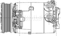 Компрессор кондиционера FORD MONDEO IV 2007-2015