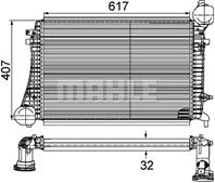 Ch?odnica powietrza dolotowego AUDI A3 SEAT ALTEA, ALTEA XL, LEON, TO