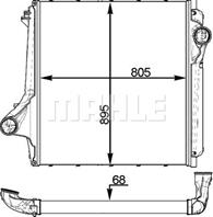 Интеркулер Renault CKSerie MAHLE