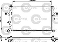 Радиатор OPEL ASTRA G 1.4-2.2 M/T 98-06