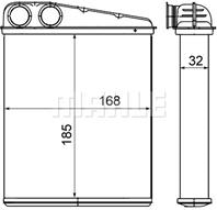Радиатор печки mercedes w245 2005-2011