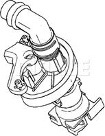 Кран регулировочный охлаждающей жидкости
