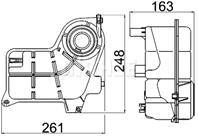 Zbiornik wyr?wnawczy uk?adu ch?odzenia AUDI A4 SEAT EXEO, EXEO ST 11.