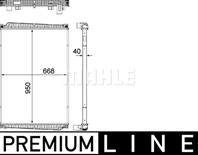 Ch?odnica silnika (bez ramy) MAN TGL, TGM D0836LFL40-D0836LFLAP 04.05-