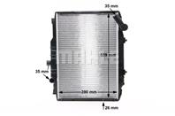 Радиатор охлаждения двигателя