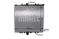 Радиатор охлаждения двигателя