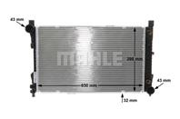 Радиатор MB W203 1.8-3.5/2.0D/2.2D 00-