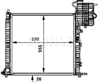 Ch?odnica silnika (Manualna) MERCEDES V (638/2), VITO (638) 2.0-2.8 02