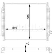 Радиатор RVI Радиатор RVI