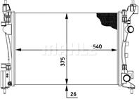 Радиатор OPEL CORSA D 1.0/1.4 06-