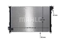 Радиатор охлаждения двигателя (с прямой водяной трубкой) Mini 01-