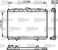 Радиатор охлаждения NISSAN NISSAN X-TRAIL(T30) 2.0/2.5 A 7/0
