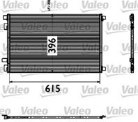 VALEO 817 608 Конденсер RENAULT MEGANE 1.4/1.6/2.0/1.5-1.9 DCi 02-