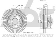 203423v_диск тормозной передний! hyunadi sonata v 2.4 05&gt