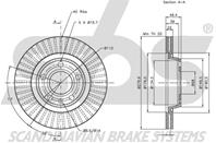 204762V_диск тормозной передний! Audi А4  VW Passat 1.6-1.9TDi 96&gt