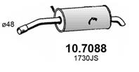 Глушитель задняя часть PSA 308  C4  C4(B7)  DS4 1.6 16V EP6